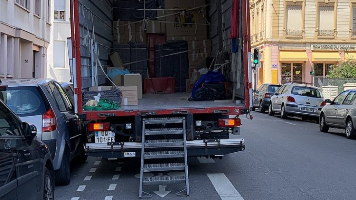 camion de déménagement