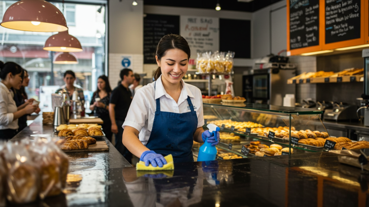 nettoyage de commerce